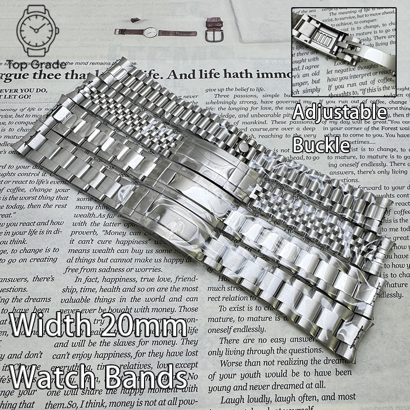 Jared Jewelry Watches - TG 20mm Width Oyster/Jubilee Bracelet Silver