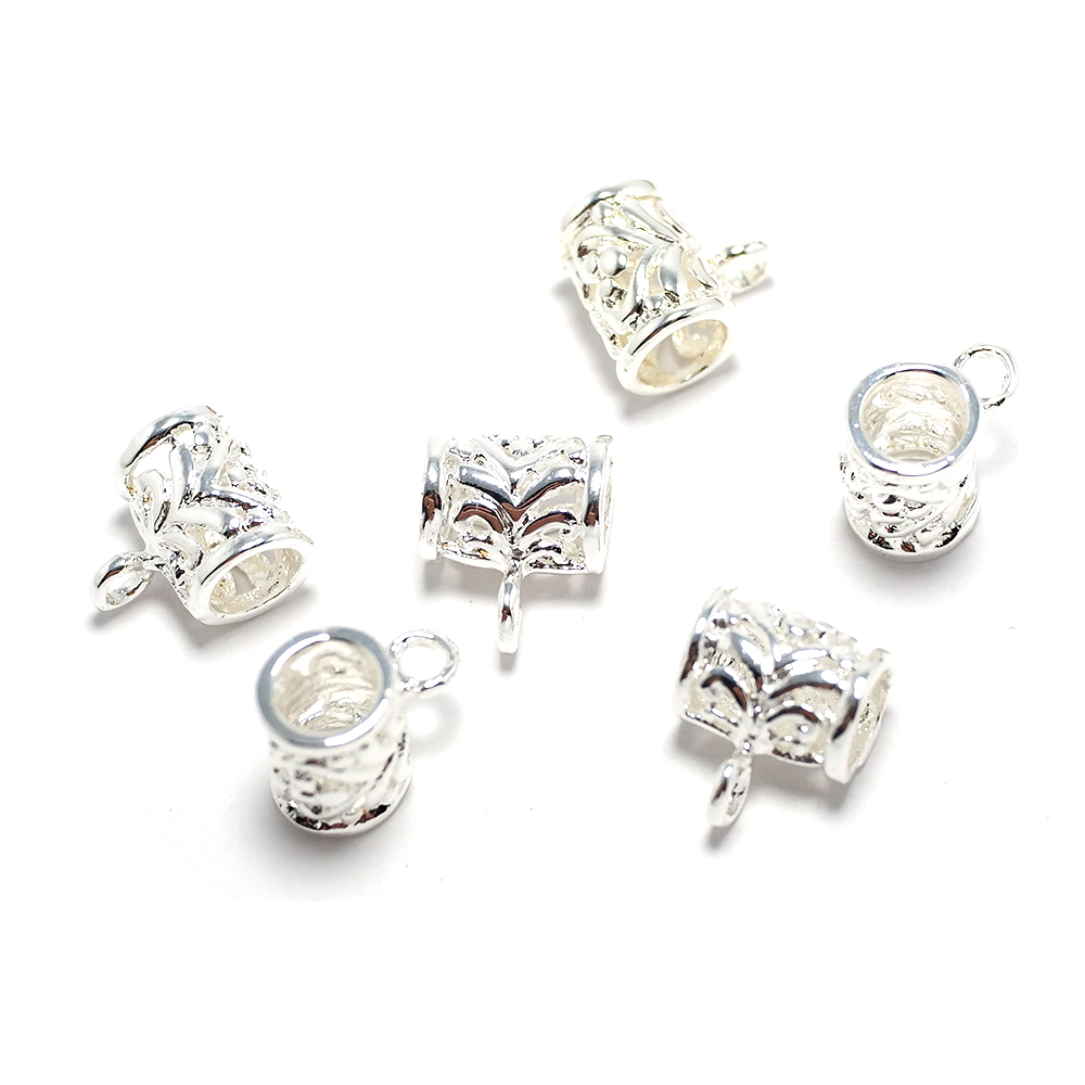 Rose Gold Bracelet - 5pcs Big Hole Connectors,Rose Gold Plated