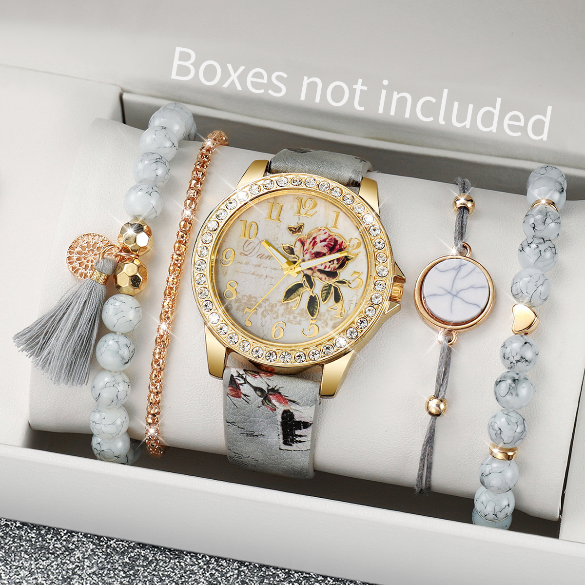 Jewelry Making Watches - 5PCS Fashion Flower Printed Women Watches