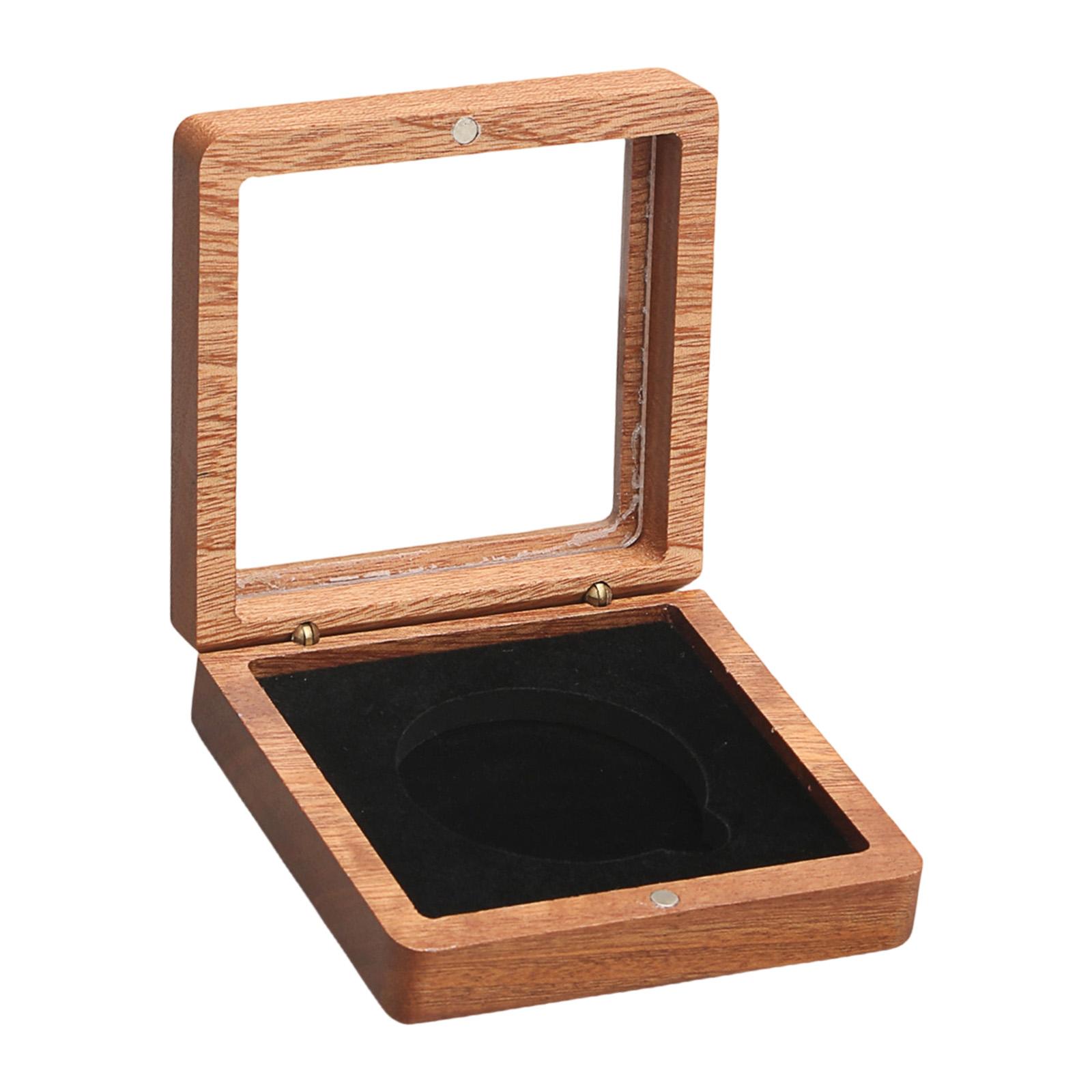 Collectors Coins Jewelry & Watches Of Smithtown - Wooden Collection Case with Clear Top