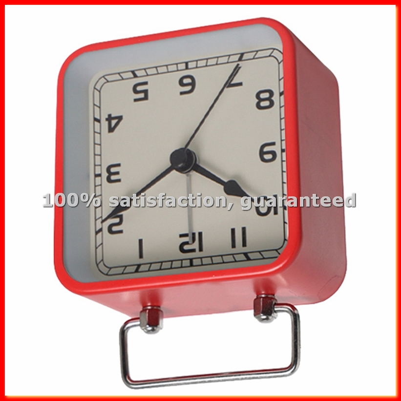 Watches & Jewelry Repair Center New York - Small Metal Square Alarm Clock Desktop