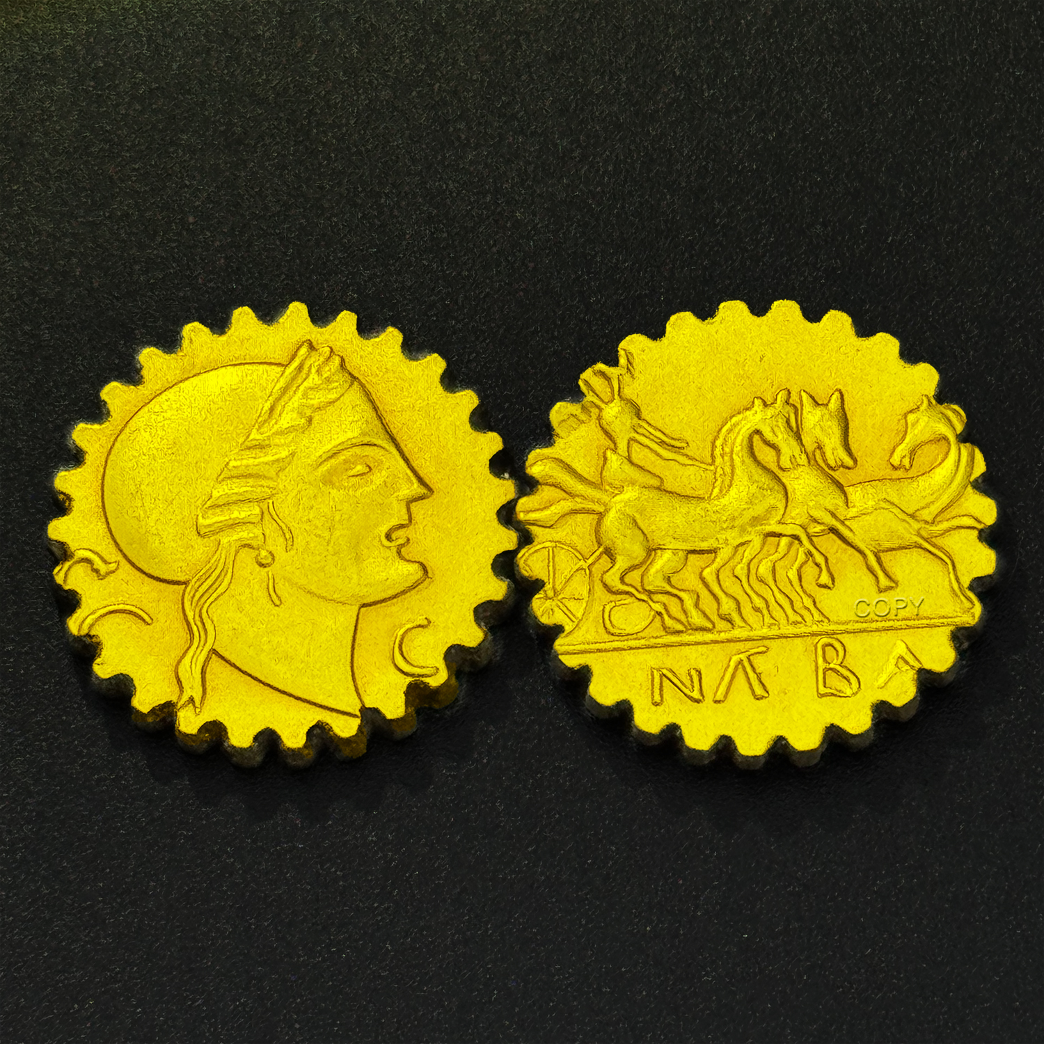 Collectors Coins Jewelry & Watches Of Smithtown - Irregular Shaped Greek Replica Coin With
