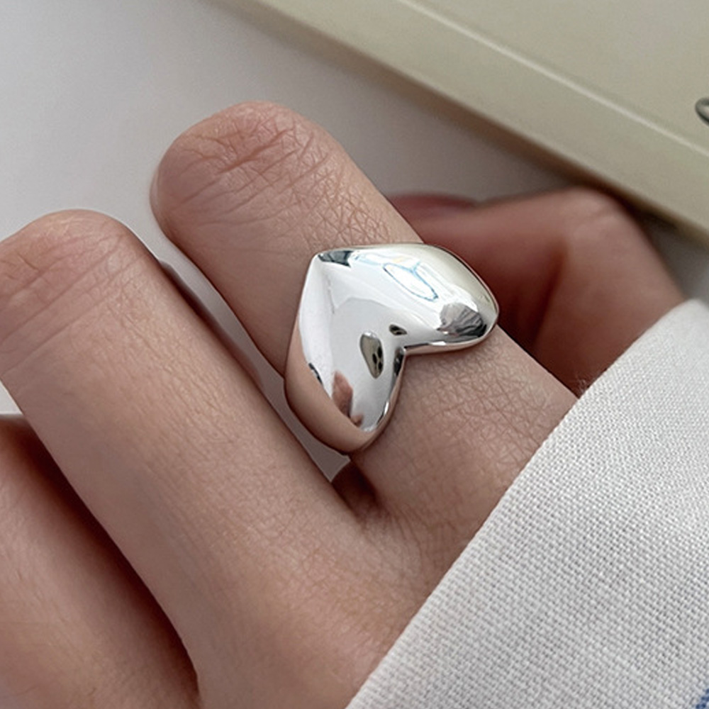 Statement Cocktail Ring - BF CLUB 925 Sterling Silver Simple