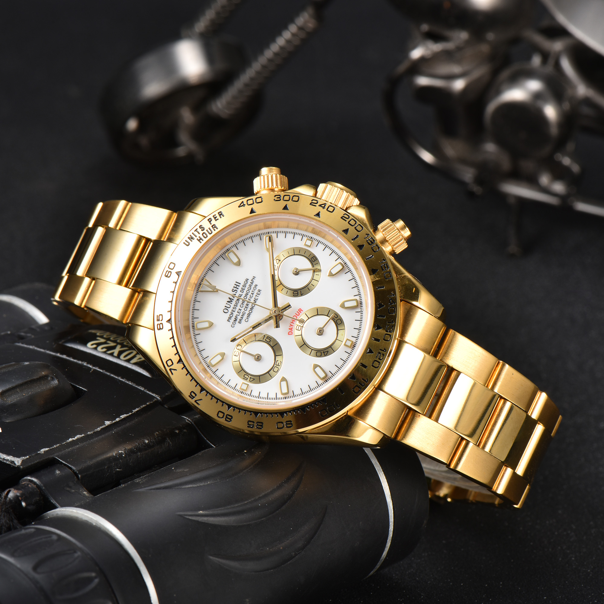 39mm VK63 watch Gold Stainless - Leather Bracelet review and price