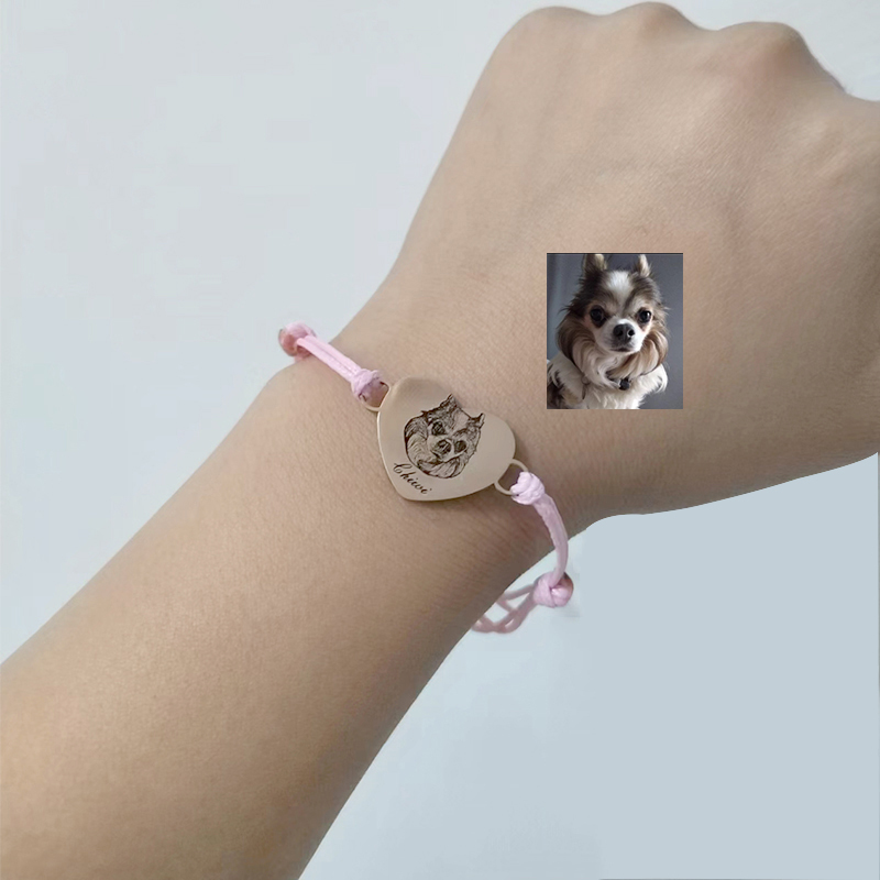 RetroGem Creative Custom Pet P - Rose Gold Bracelet review and price