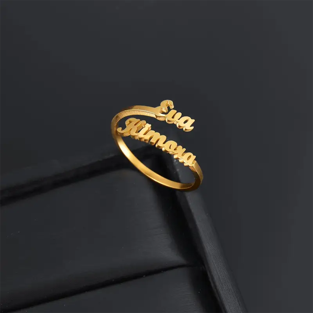 Custom Multiple Names Rings Fo - Statement Cocktail Ring review and price