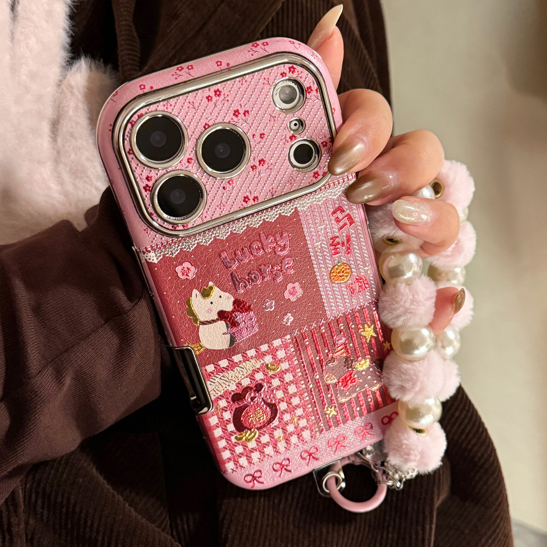 Korean Cartoon Horse Splicing  - Leather Bracelet review and price