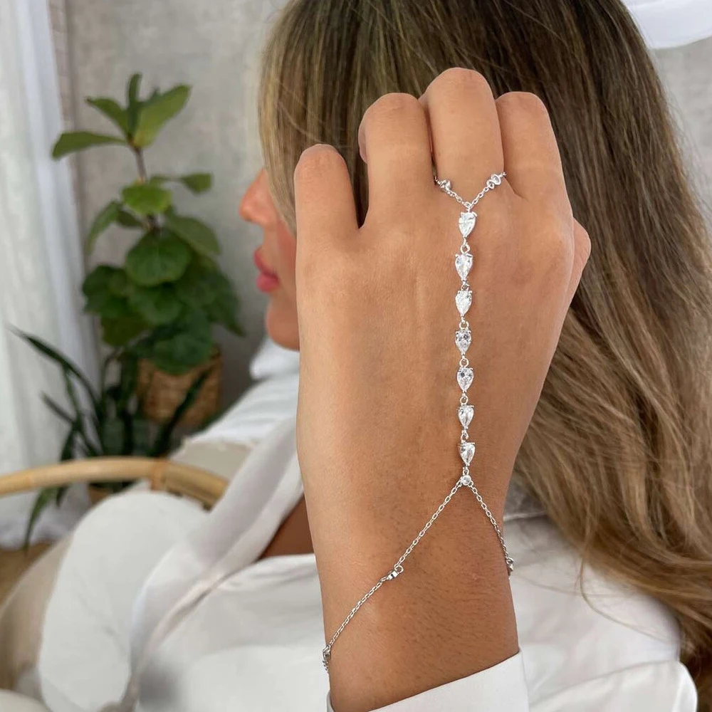 Fashion Zircon Teardrop Finger - Jewelry & Watches Bench review and price