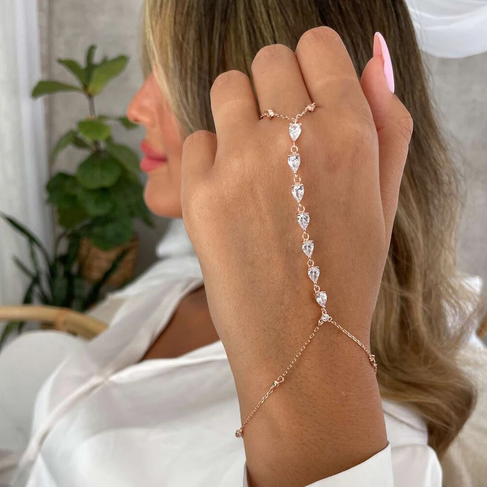 Fashion Zircon Teardrop Finger - Jewelry & Watches Bench review and price