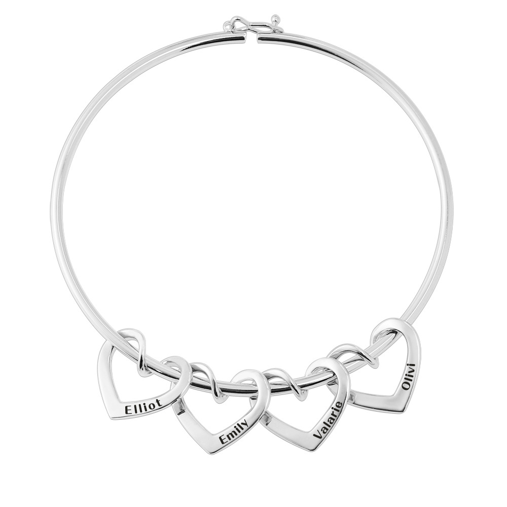 Customized Engraved Name Brace - Rose Gold Bracelet review and price