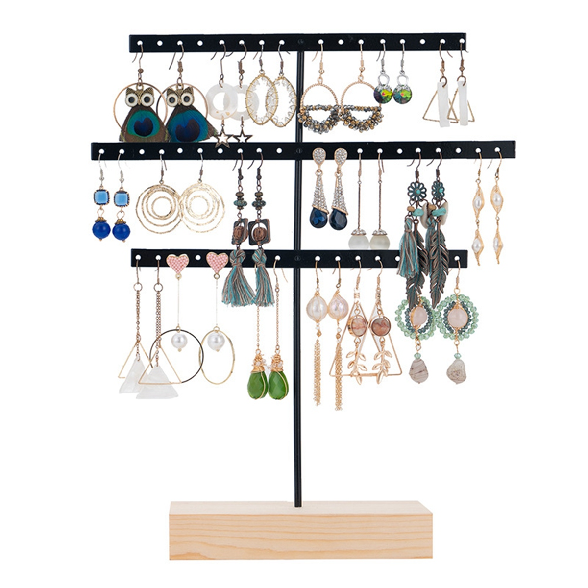 ABQR Black 3-Layer Simple Earr - Jewelry & Watches Bench review and price