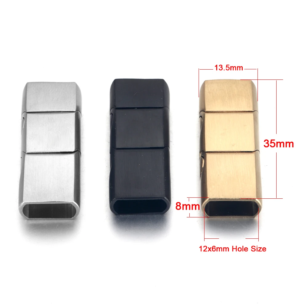 Extended Stainless Steel Clasp - Leather Bracelet review and price