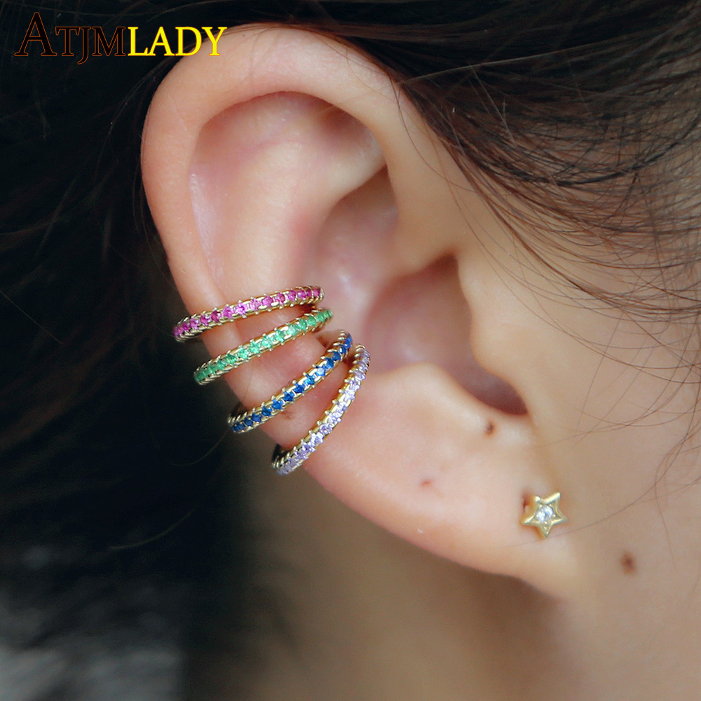 Ear Cuff Micro Pave Cz Circle  - Ear Cuff No Piercing review and price