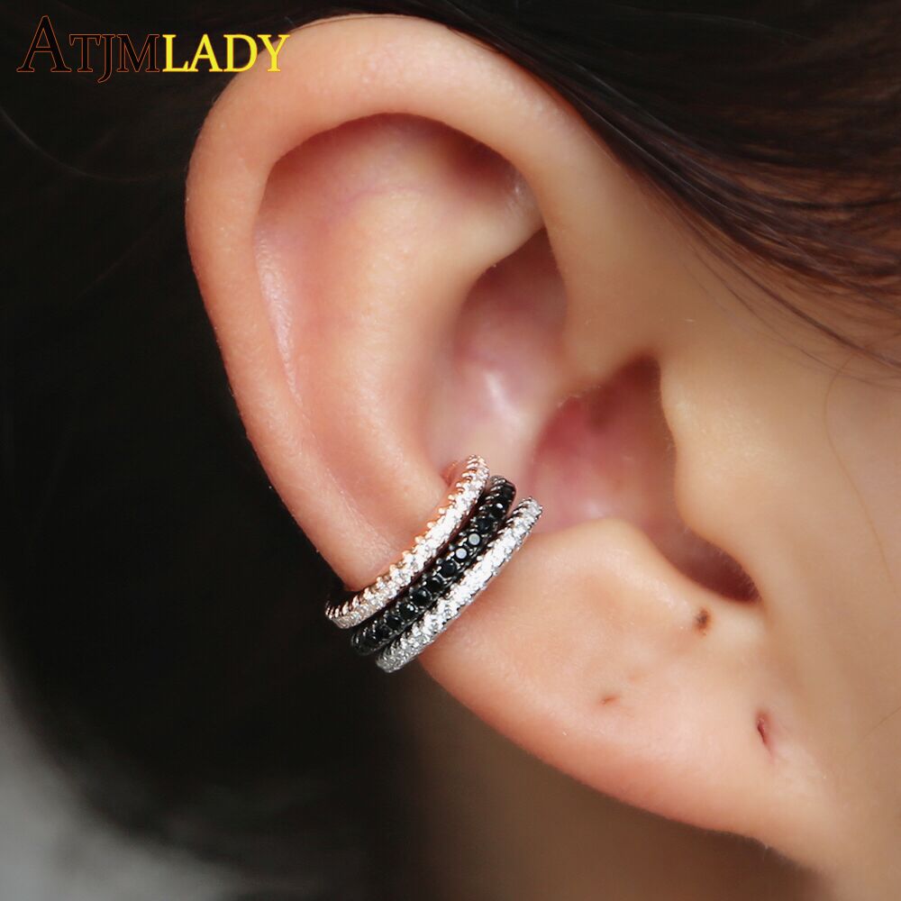Ear Cuff Micro Pave Cz Circle  - Ear Cuff No Piercing review and price