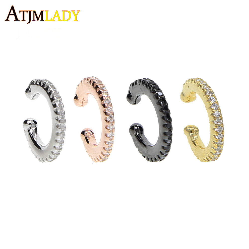 Ear Cuff Micro Pave Cz Circle  - Ear Cuff No Piercing review and price