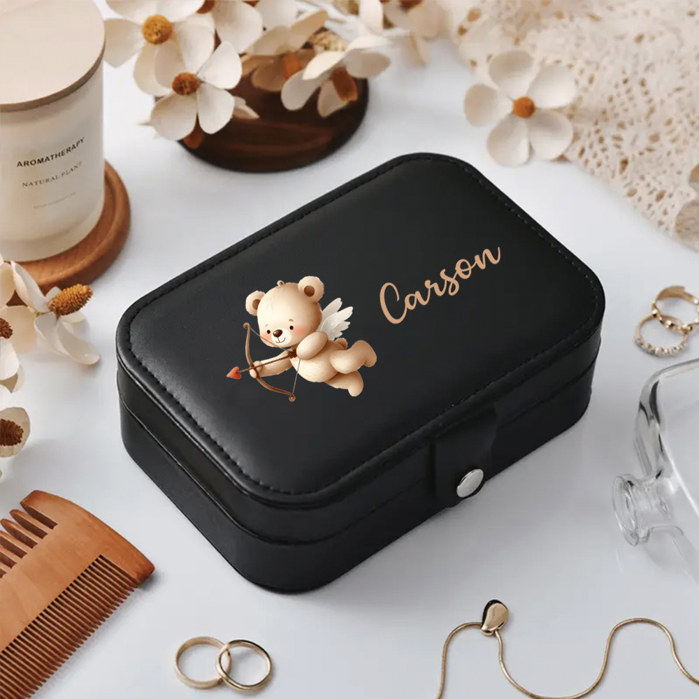 1 customized name jewelry box, - Leather Bracelet review and price
