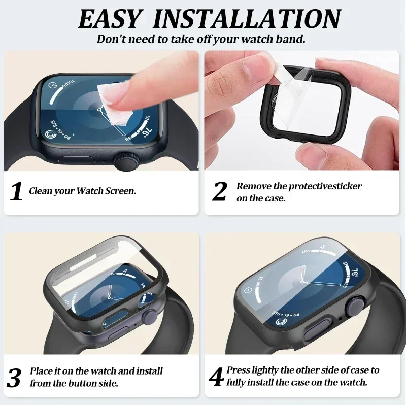 Glass+Case+Strap for Apple Wat - Jewelry Smart Watches review and price