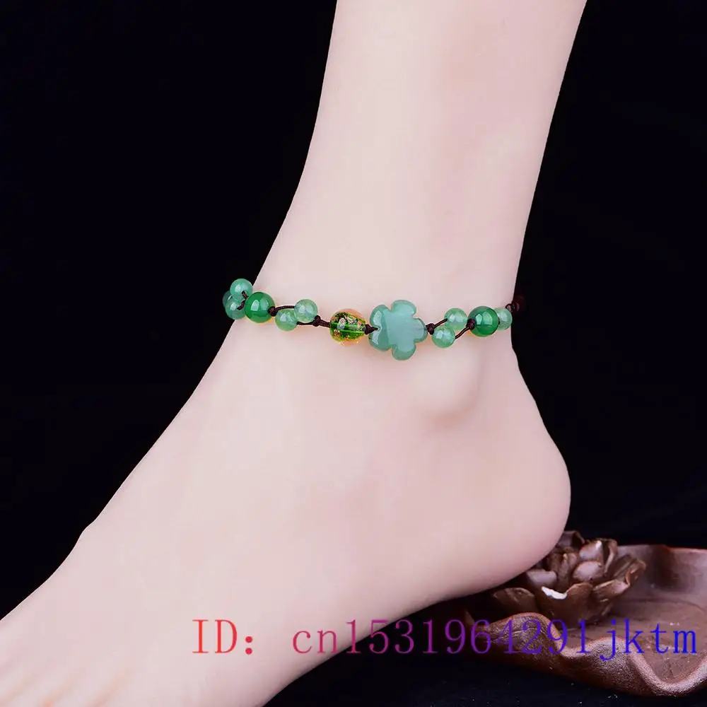 Jade Flower Anklets for Women  - Luxury Gifts Jewelry & Watches Namfleg Mostar review and price