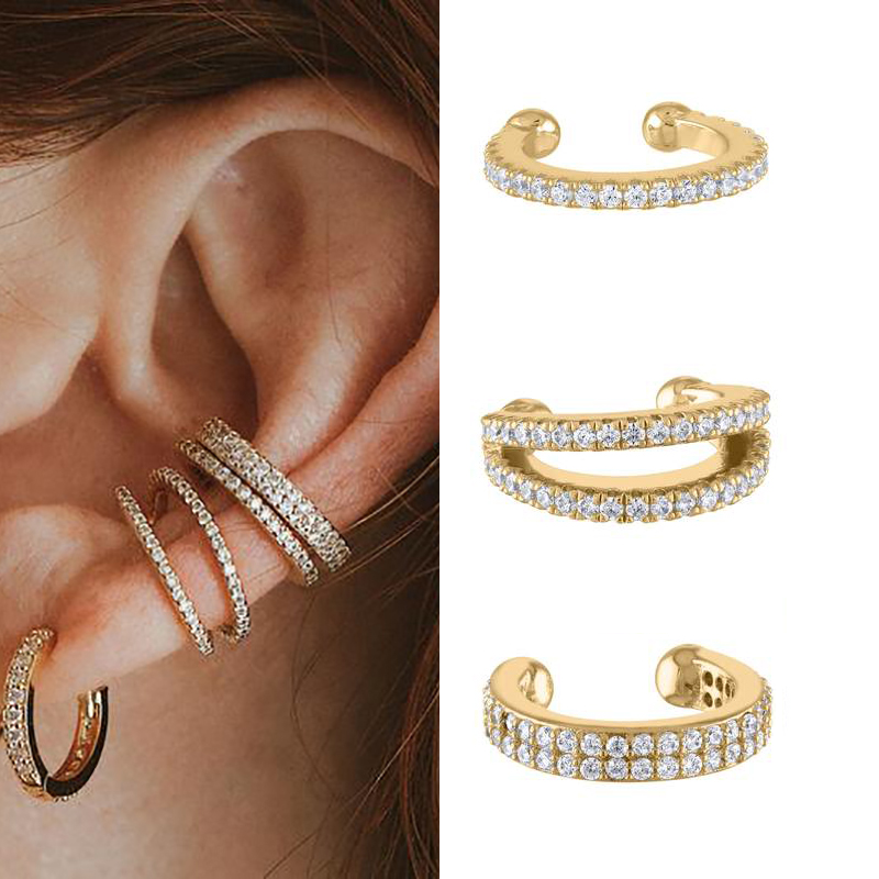CRMYA Luxury Gold Silver Fille - Ear Cuff No Piercing review and price