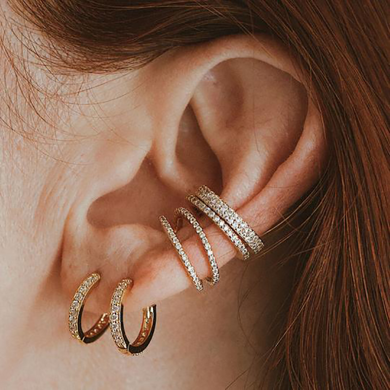 CRMYA Luxury Gold Silver Fille - Ear Cuff No Piercing review and price