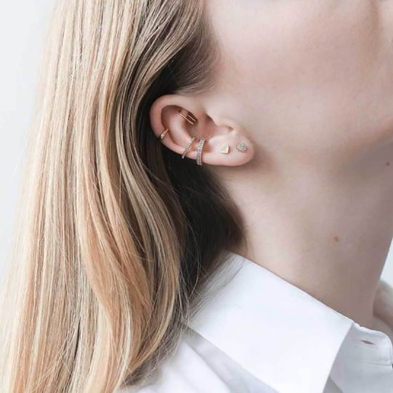 CRMYA Luxury Gold Silver Fille - Ear Cuff No Piercing review and price