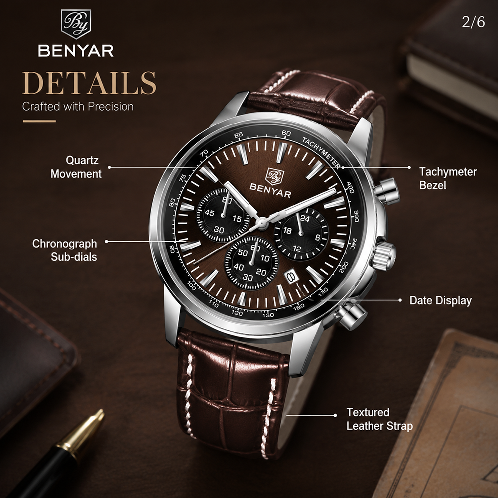 BENYAR Top brand multifunction - Leather Bracelet review and price