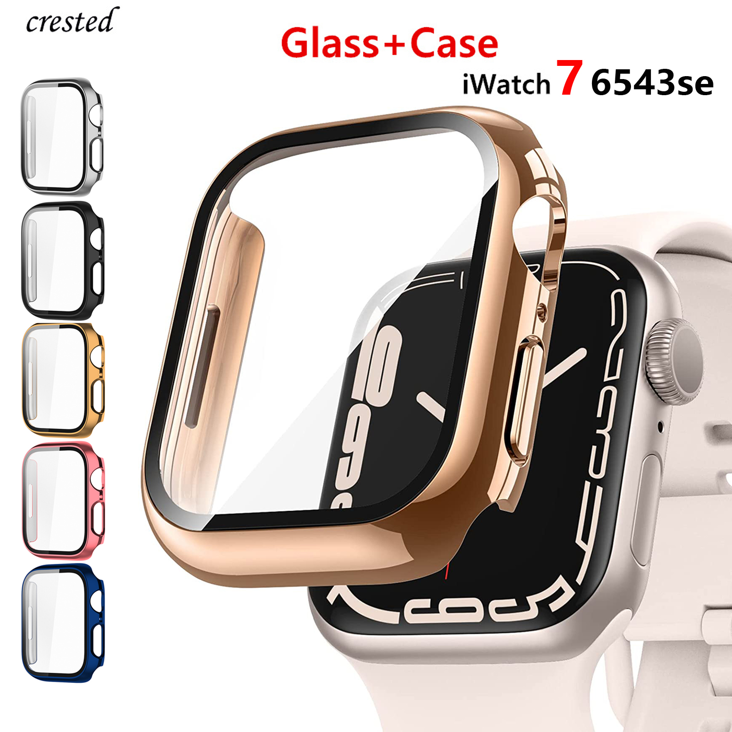 Glass+cover For Apple Watch Ca - Jewelry Smart Watches review and price