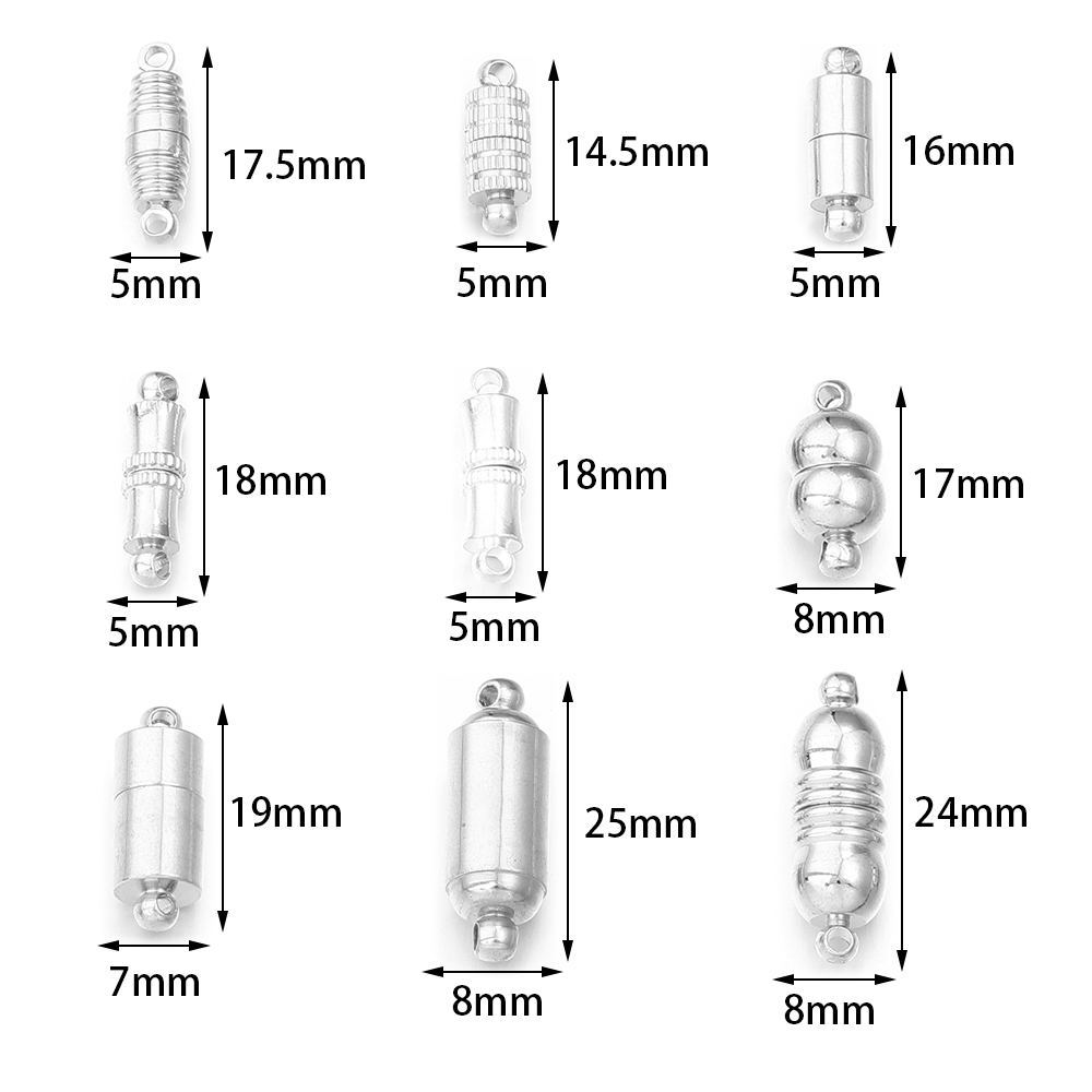 5pcs/lot Strong Magnetic Clasp - Leather Bracelet review and price
