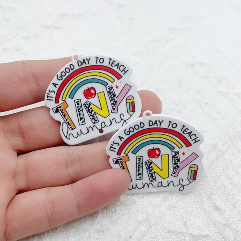 10pcs Teacher's Day Acrylic Do - Jewelry & Watches Bench review and price