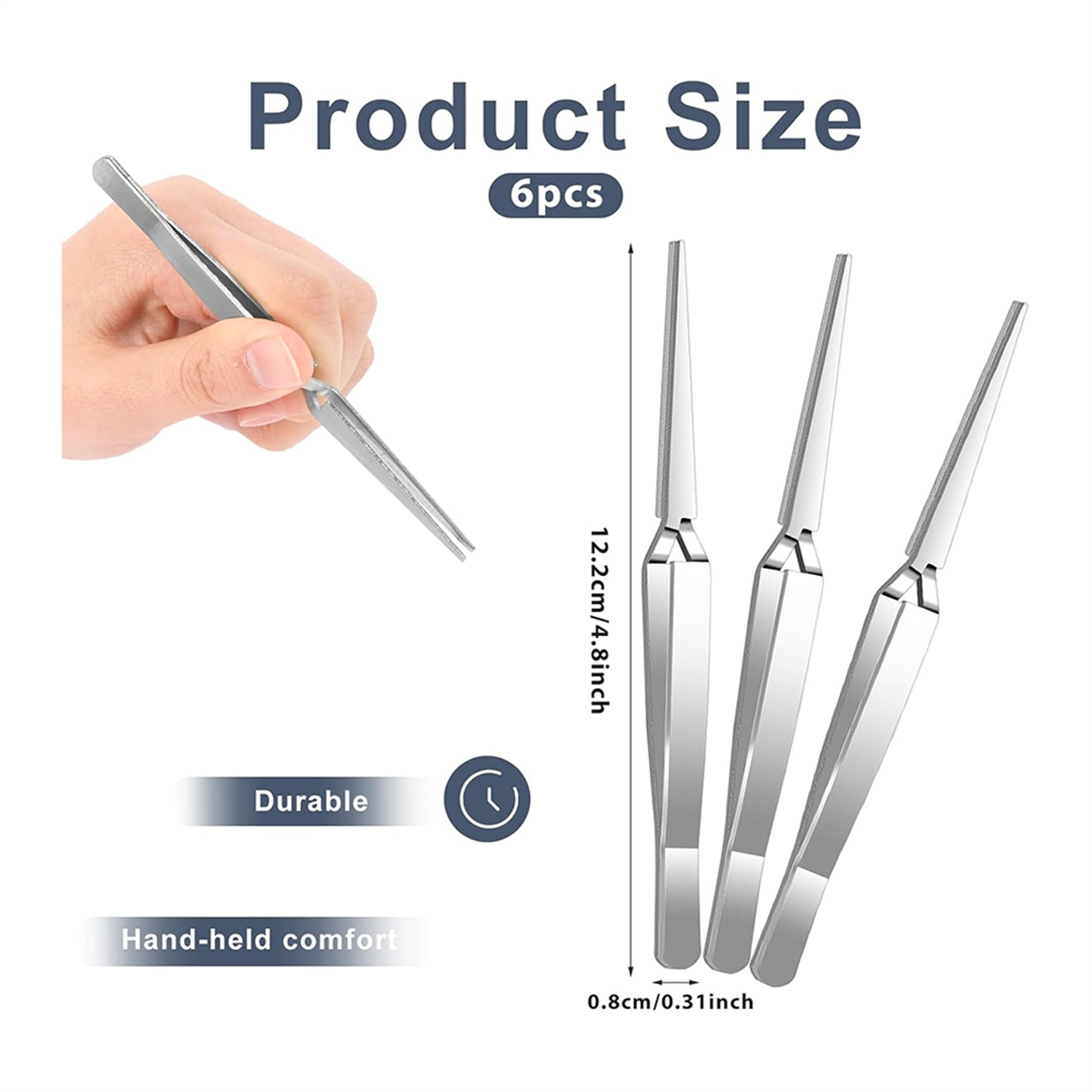Craft Tweezers, 6 Pieces Locki - Jewelry Making Watches review and price