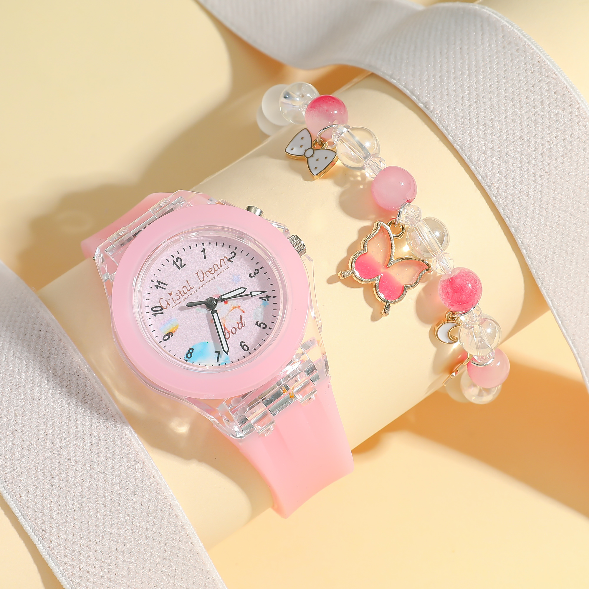 Fashion Butterfly Silicone Lum - Jewelry Making Watches review and price