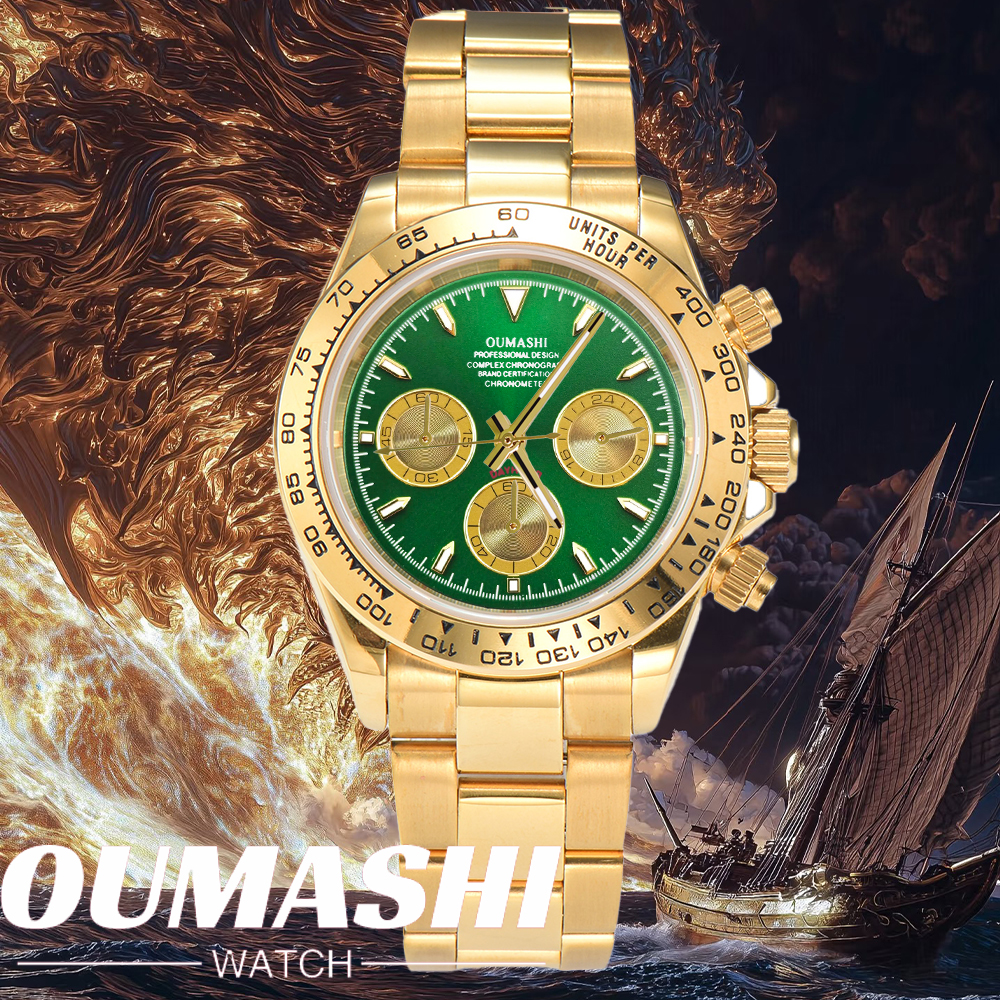 customized 39mm VK63 Watch Men - Leather Bracelet review and price