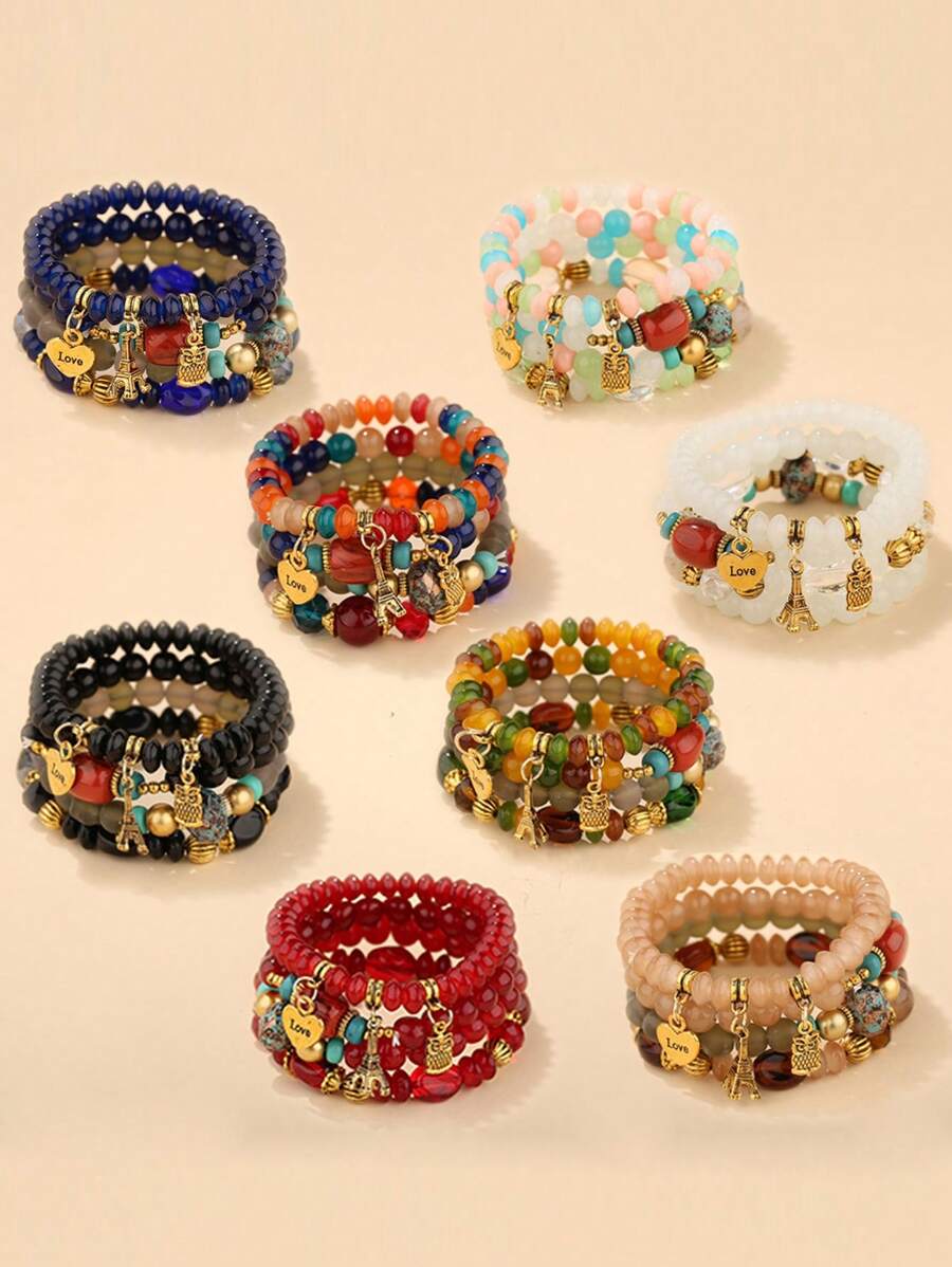 1 Set Of 4pcs Boho Style Decor - Jewelry & Watches Bench review and price