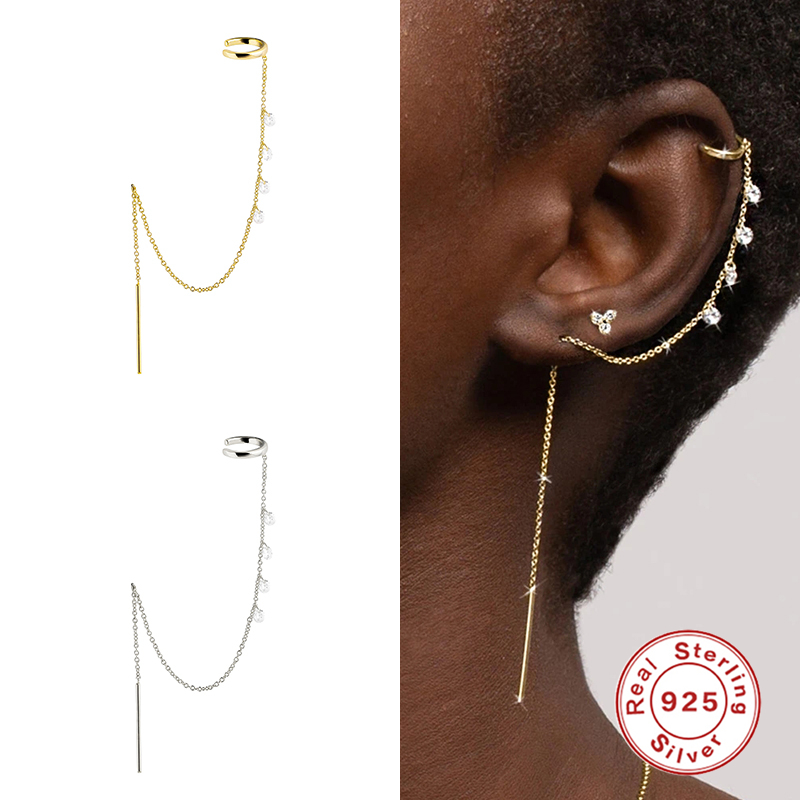 Aide 1PC 925 Sterling Silver S - Ear Cuff No Piercing review and price