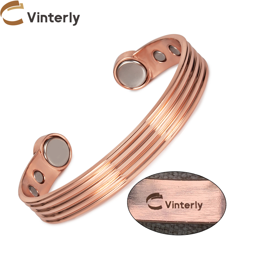 Customized Pure Copper Bracele - Rose Gold Bracelet review and price