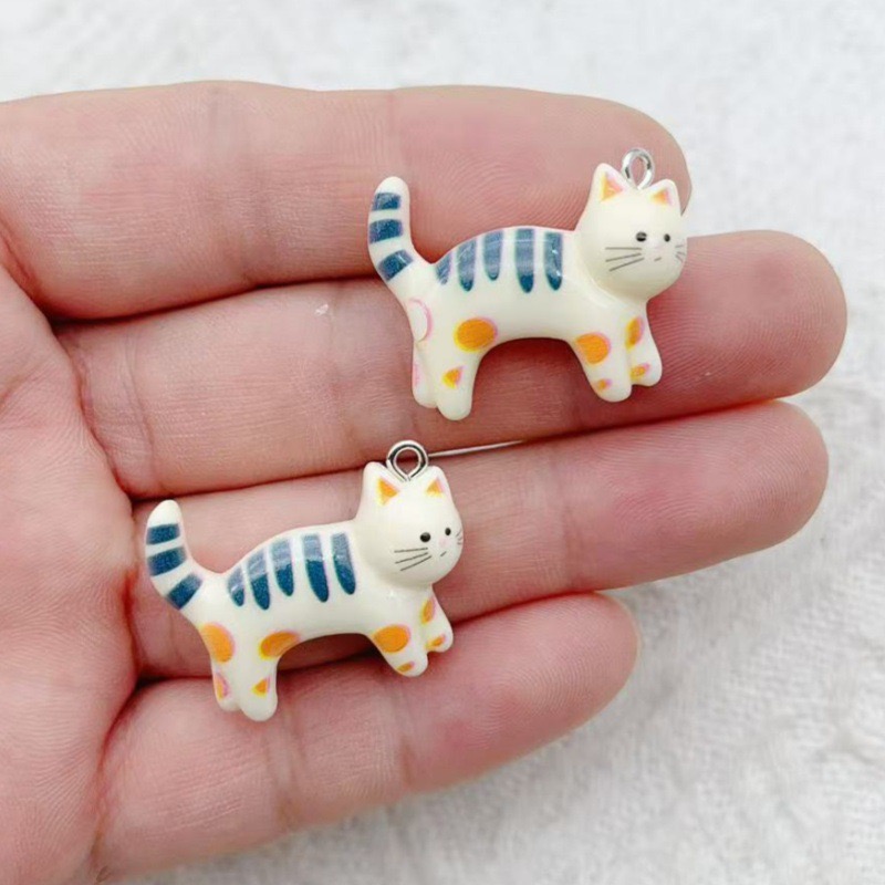 10pcs resin cartoon cat animal - Jewelry & Watches Bench review and price