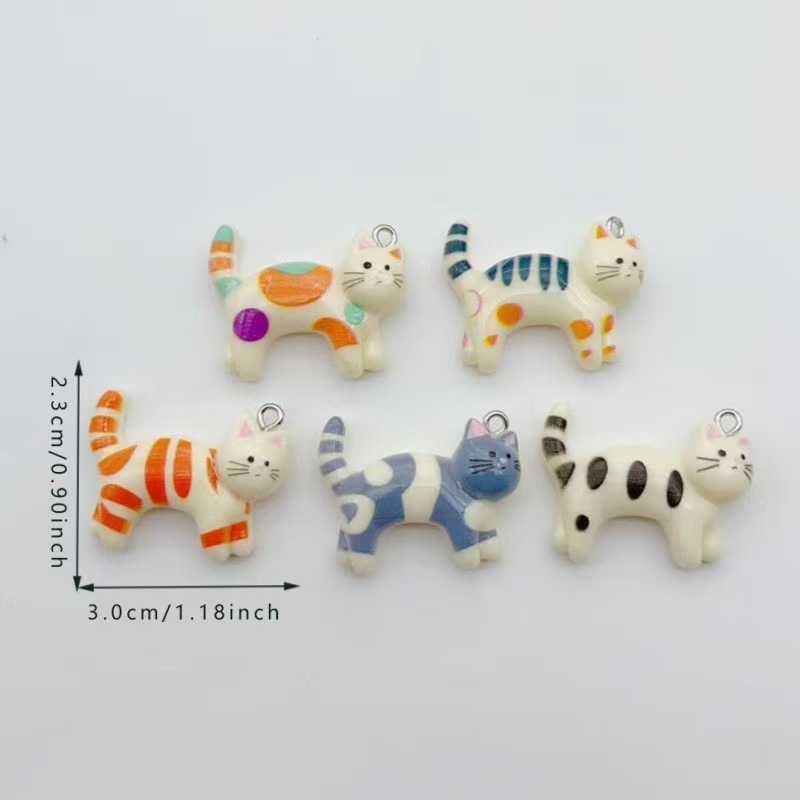 10pcs resin cartoon cat animal - Jewelry & Watches Bench review and price
