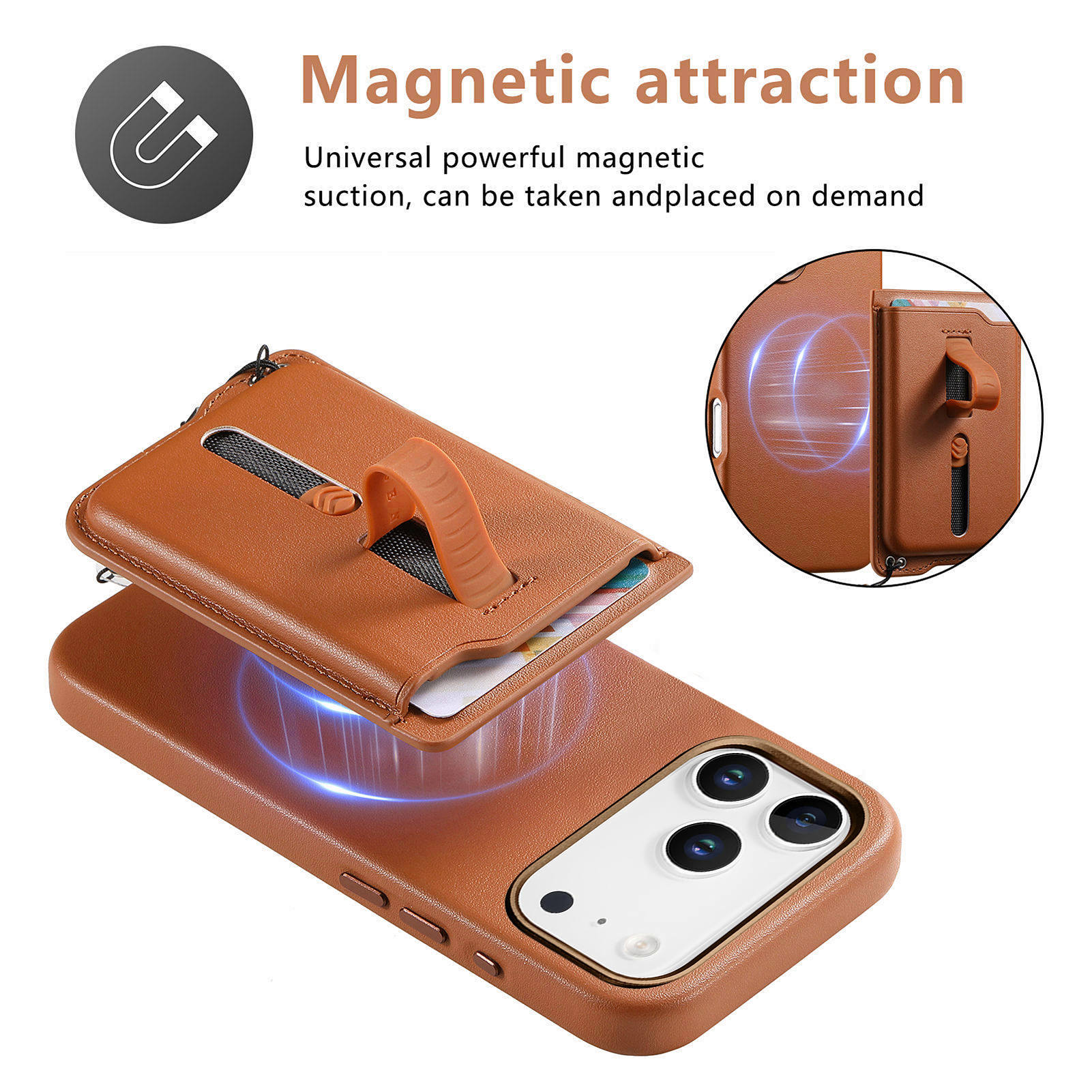 2 in 1 Detachable Magnetic Lea - Leather Bracelet review and price