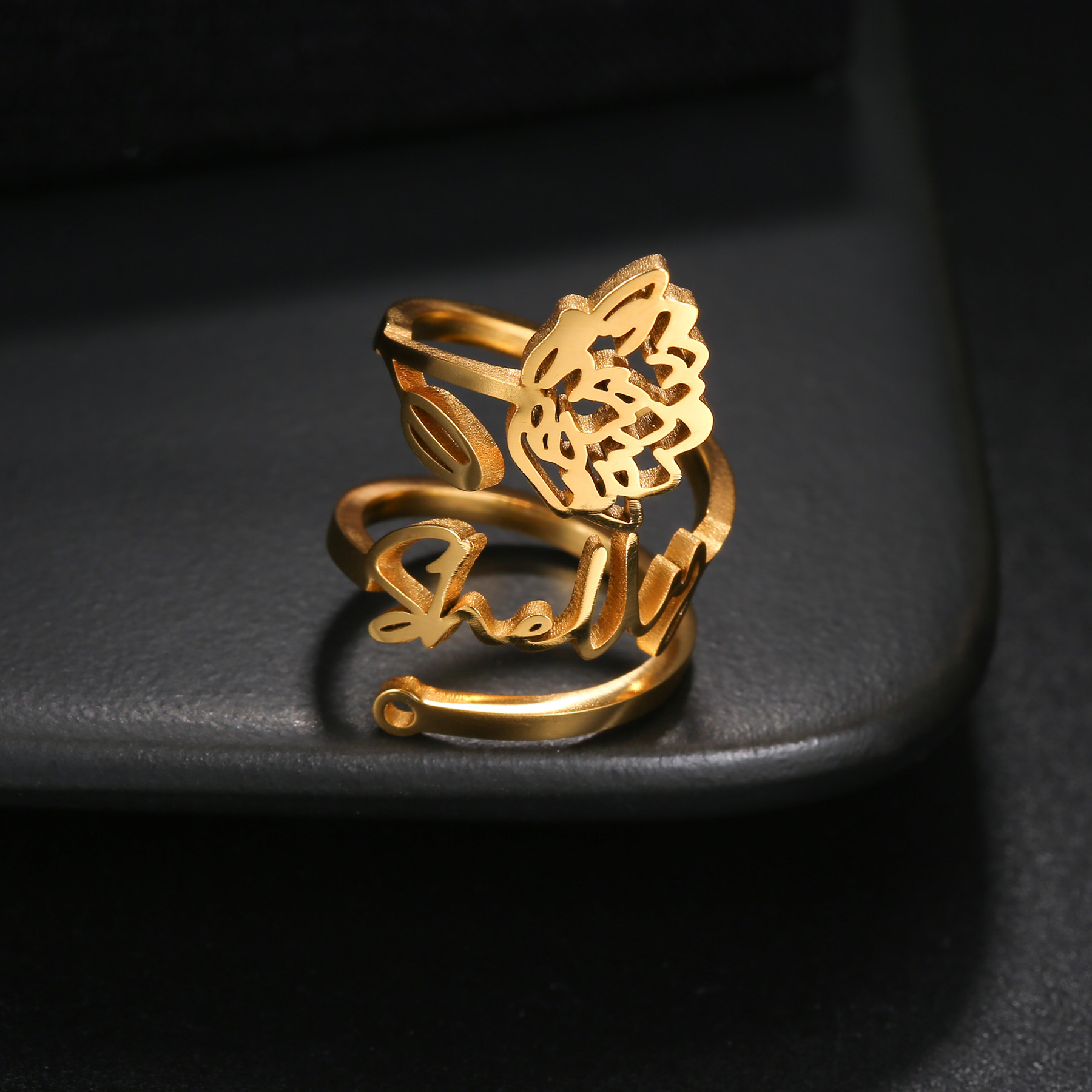 Fashion Couple Rings Custom Na - Statement Cocktail Ring review and price