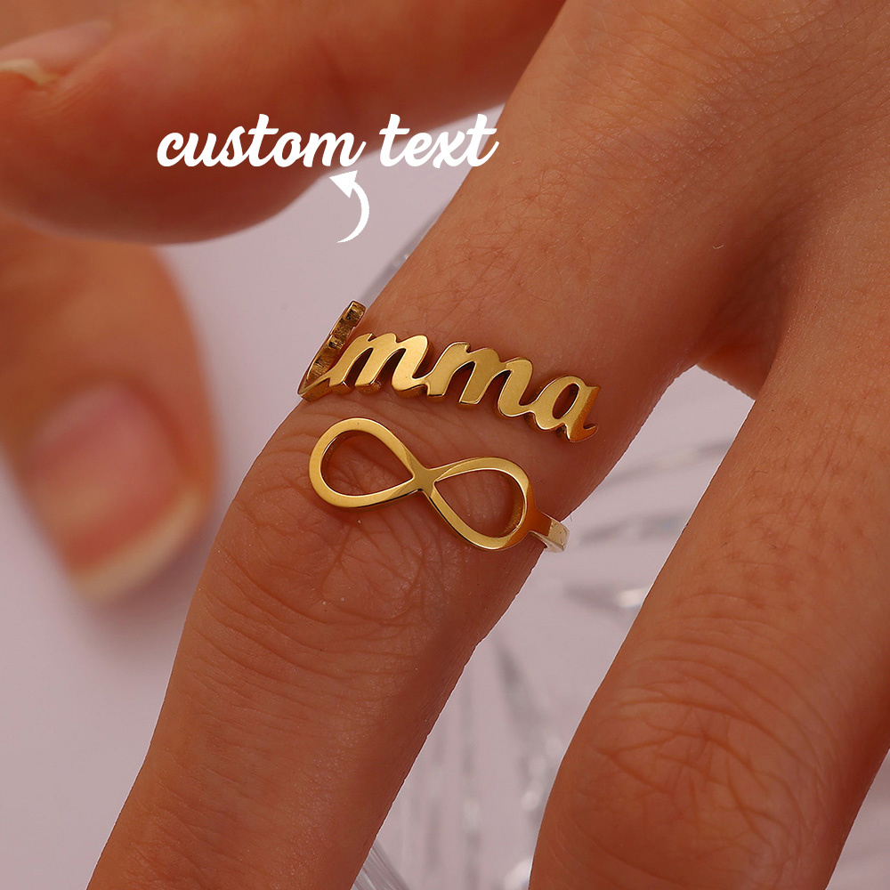 Personalized Name Anillos Cust - Statement Cocktail Ring review and price