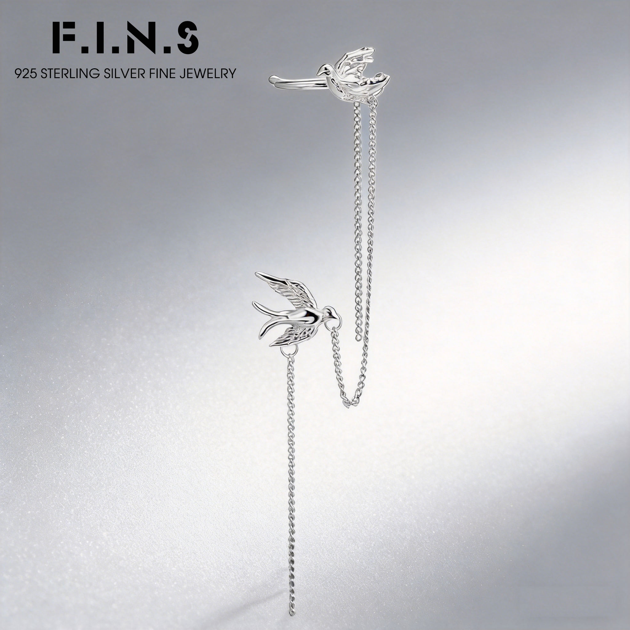 F.I.N.S Bird-Shaped S925 Sterl - Ear Cuff No Piercing review and price