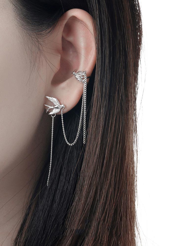 F.I.N.S Bird-Shaped S925 Sterl - Ear Cuff No Piercing review and price