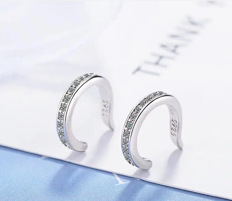 Simple Micro Pave 925 Sterling - Ear Cuff No Piercing review and price