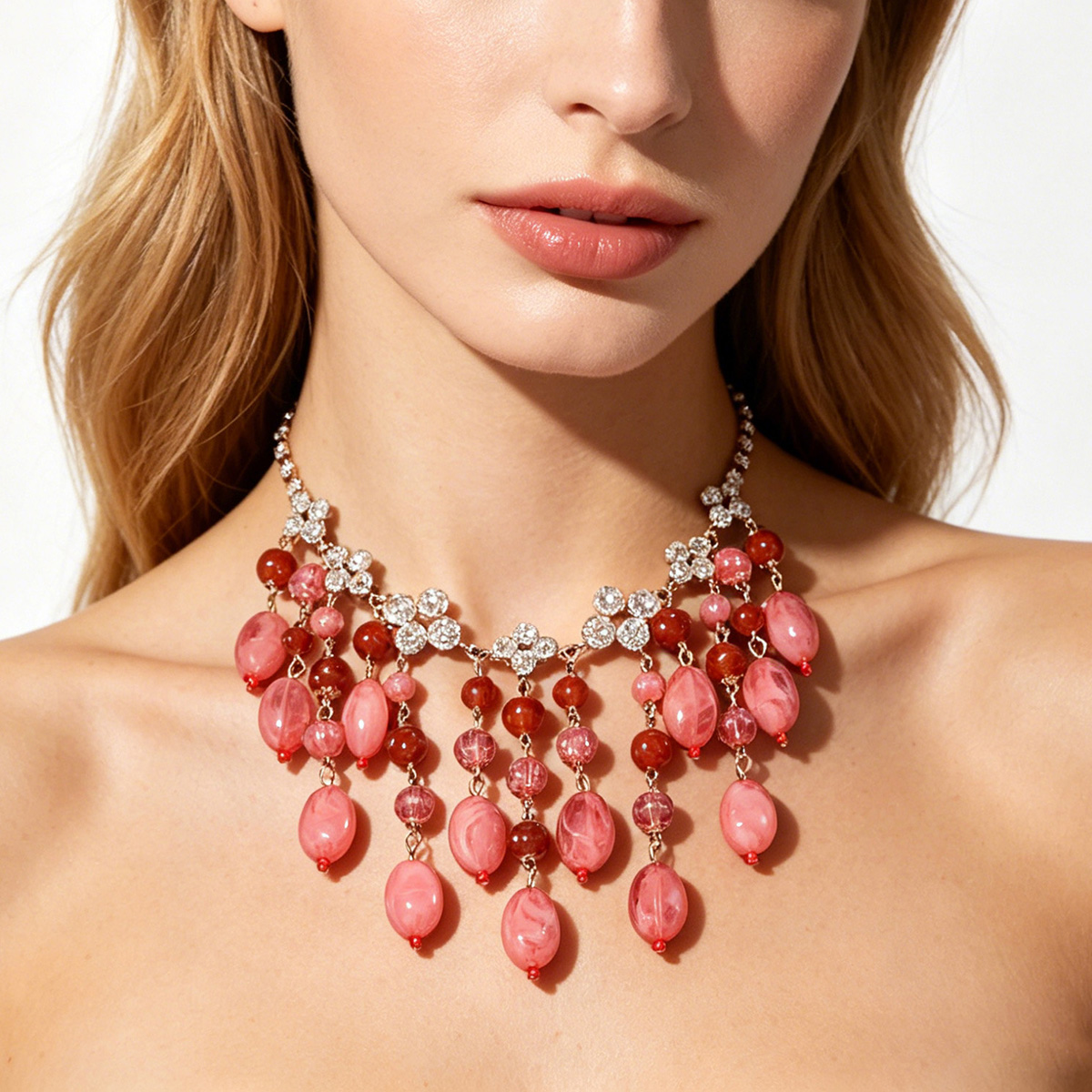 Trendy Pink Red Teardrop Beade - Jewelry & Watches Bench review and price