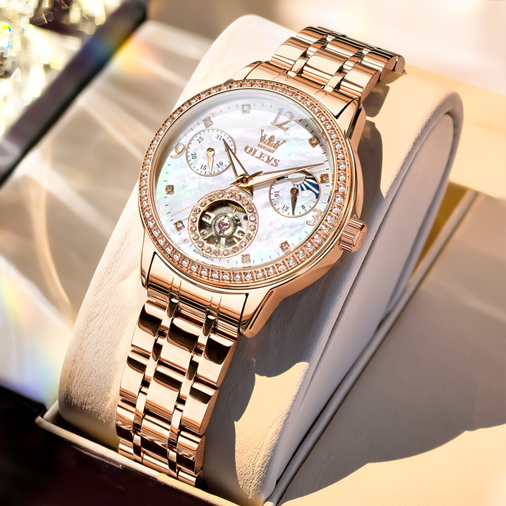 OLEVS Women's Watches Top Bran - Leather Bracelet review and price