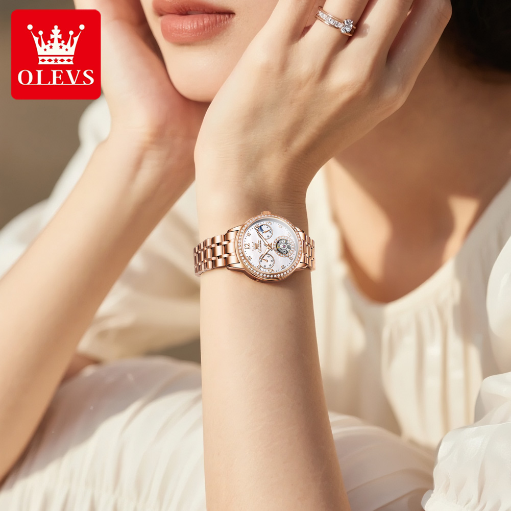 OLEVS Women's Watches Top Bran - Leather Bracelet review and price