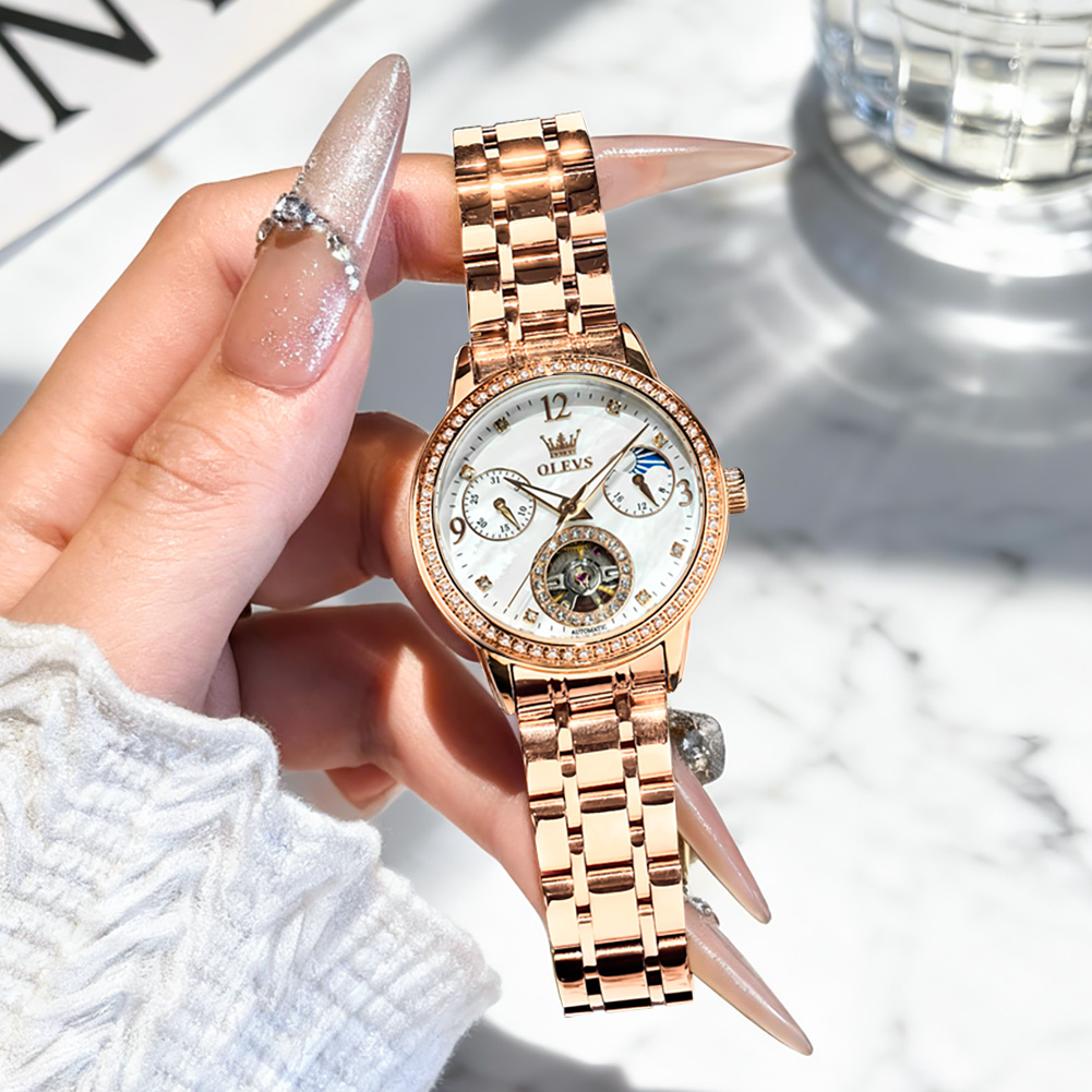 OLEVS Women's Watches Top Bran - Leather Bracelet review and price