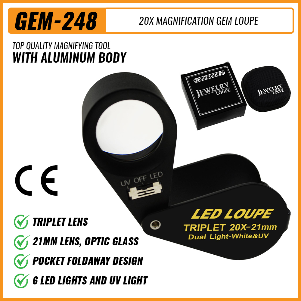 20x Jewelry Loupe 21mm Dual Li - Collectors Coins Jewelry & Watches Of Smithtown review and price