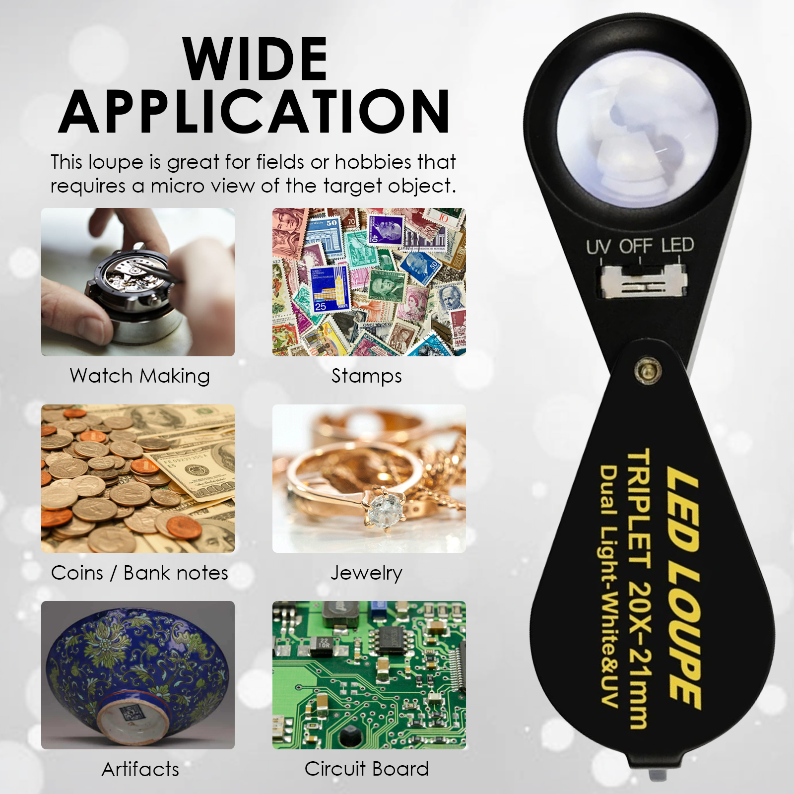 20x Jewelry Loupe 21mm Dual Li - Collectors Coins Jewelry & Watches Of Smithtown review and price