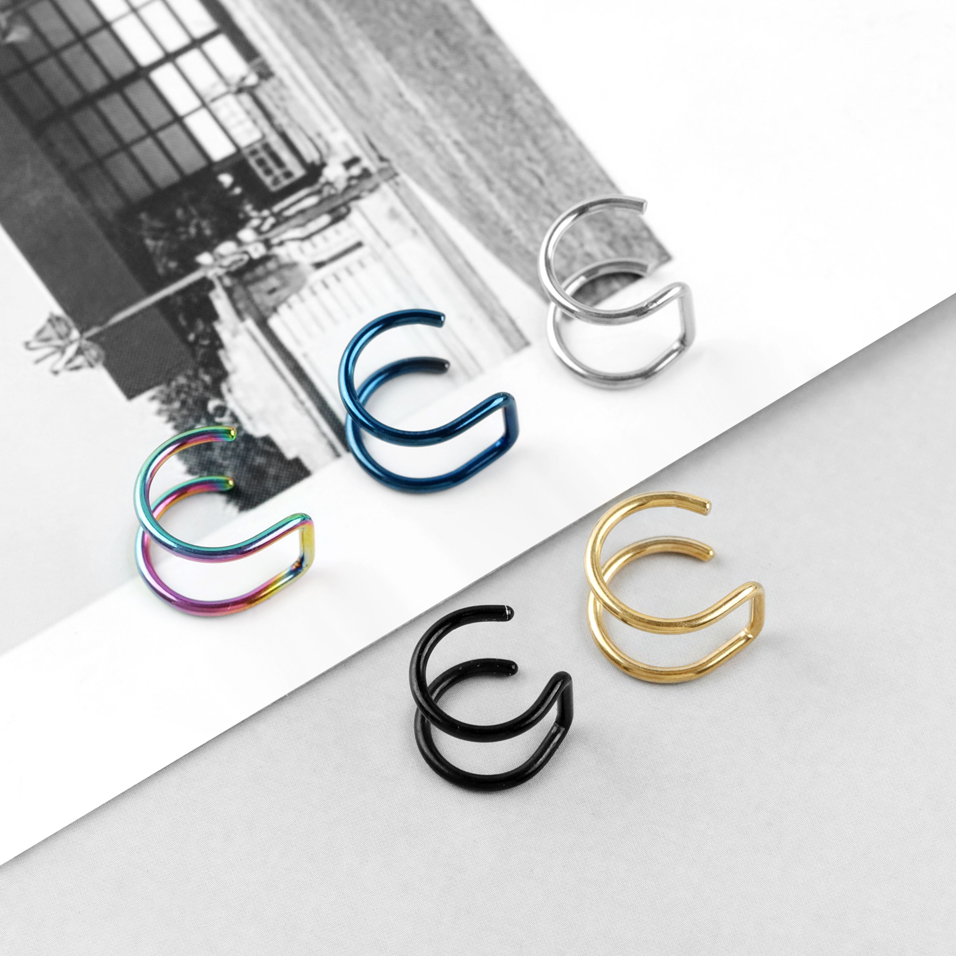 2pcs New No-Piercing Ear Cuffs - Ear Cuff No Piercing review and price